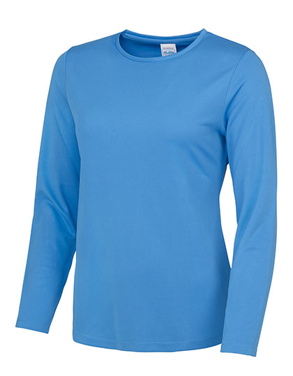 JC012 Women´s Long Sleeve Cool T XL / Sapphire Blue