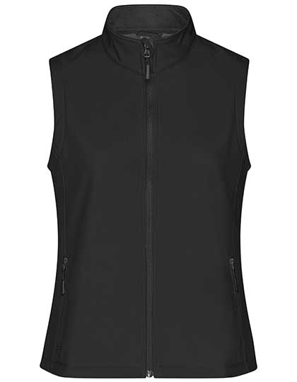 JN1127 Ladies´ Promo Softshell Vest S / Black/Black
