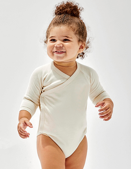 BZ60 Baby Long Sleeve Kimono Bodysuit
