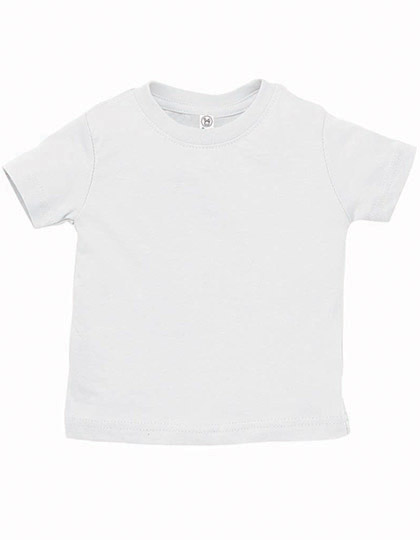 LA3322 Infant Fine Jersey T-Shirt 24 months / White