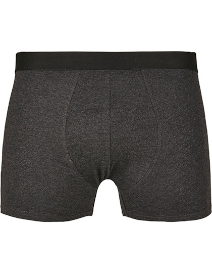 BY132 Men Boxer Shorts 2-Pack 5XL / Charcoal (Heather)