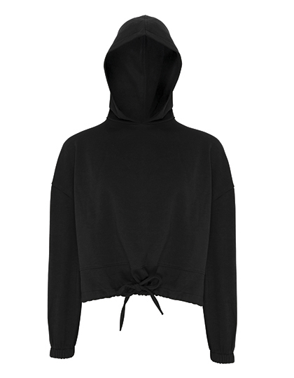 TR085 Women´s Cropped Oversize Hoodie XXS / Black