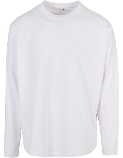 BY198 Oversized Cut On Sleeve Longsleeve XS / White
