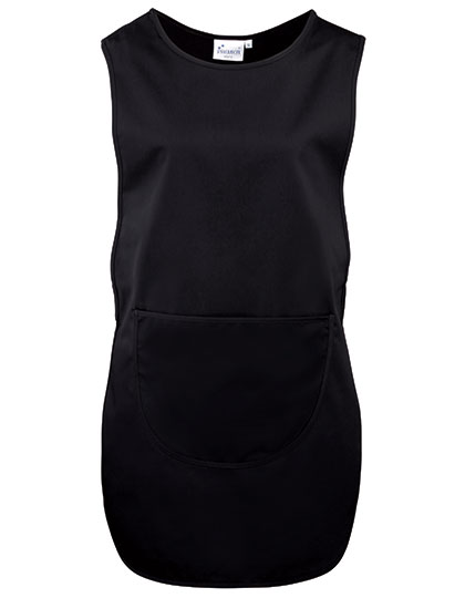 PW172 Women´s Long Pocket Tabard S / Black (ca. Pantone Black C)