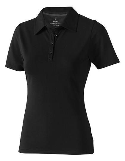 EL38085 Ladies´ Markham Polo S / Anthracite (Solid)/Black