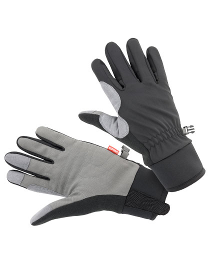 RT258 Unisex Bikewear Long Gloves M / Black/Grey