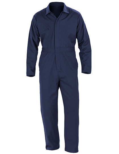 RT510 Recycled Action Overall With Zip Front S / Navy