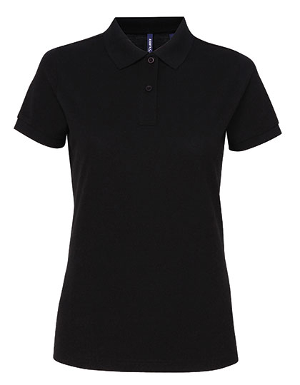 AQ025 Women´s Polycotton Blend Polo XS / Black