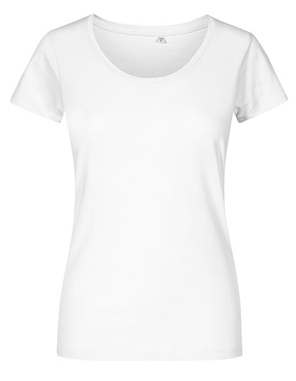 XO1545 Women´s Deep Scoop T-Shirt XS / White