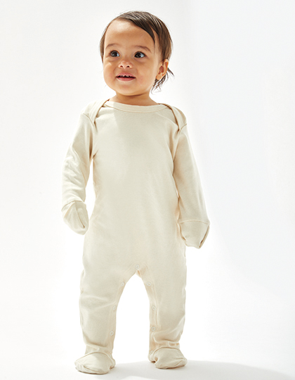 BZ35 Baby Sleepsuit With Scratch Mitts