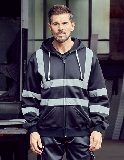 YK07 Hi-Vis Zip Hoodie