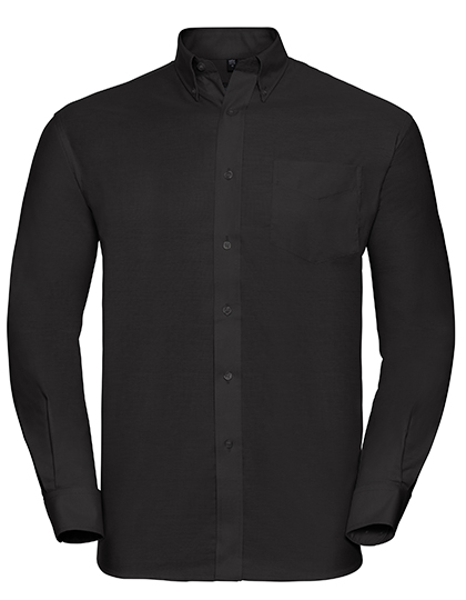 Z932 Men´s L/S Easy Care Oxford Shirt S (37/38) / Black