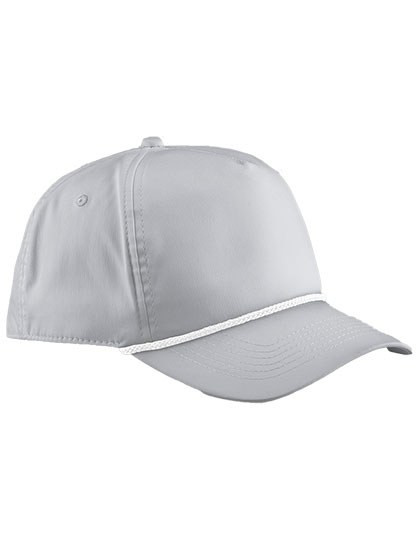 CB194R Rope Detail Golf Cap One Size / Light Grey/White