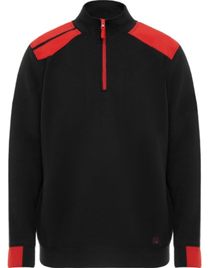 RY8413 Troyer Sweatshirt Maverick S / Black 02/Red 60