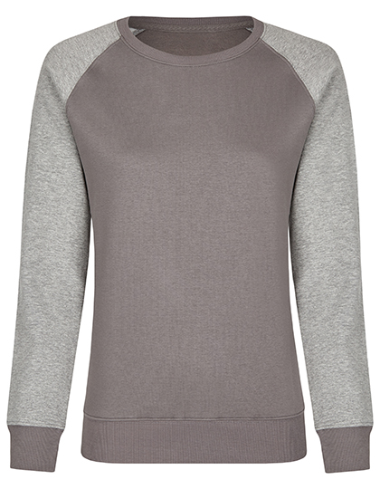 MY520 my mate - Ladies´ Crew Neck Sweat XS / Grey Solid/Heather Grey
