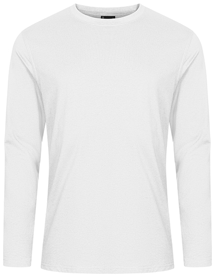 CD4097 Men´s T-Shirt Long Sleeve S / White
