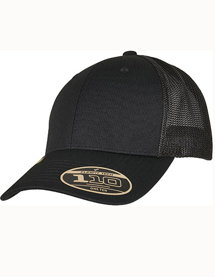 FX110RA 110 Recycled Alpha Shape Trucker Cap One Size / Black