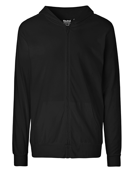 NE62301 Unisex Jersey Hoodie With Zip XS / Black