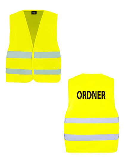 KX010O Safety Vest Passau - Ordner M/L / Signal Yellow