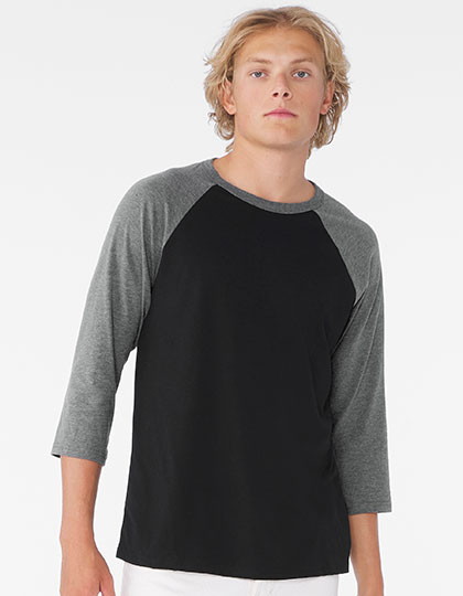 CV3200 Unisex 3/4 Sleeve Baseball T-Shirt