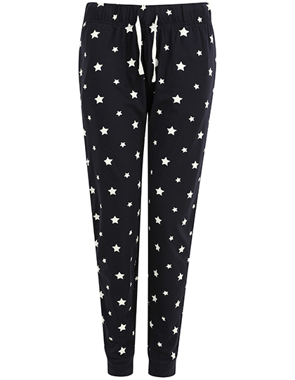 SF085 Women´s Cuffed Lounge Pants XS / Navy/White Stars
