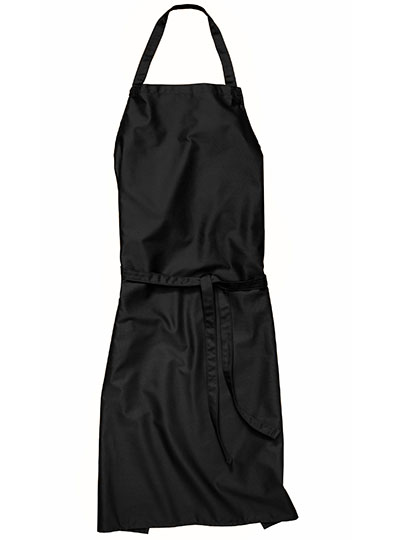 CGW131 Bib Apron Verona 90 90 x 75 cm / Black