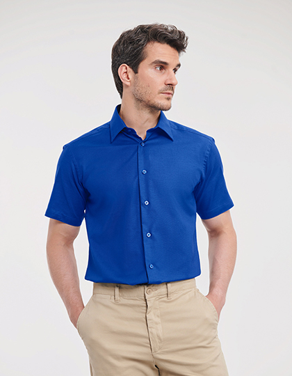 Z923 Men´s Short Sleeve Easy Care Tailored Oxford Shirt