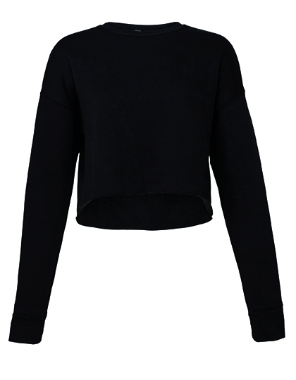 BL7503 Women´s Cropped Crew Fleece S / Black