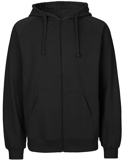 NET63301 Unisex Tiger Cotton Hoodie With Zipper XS / Black