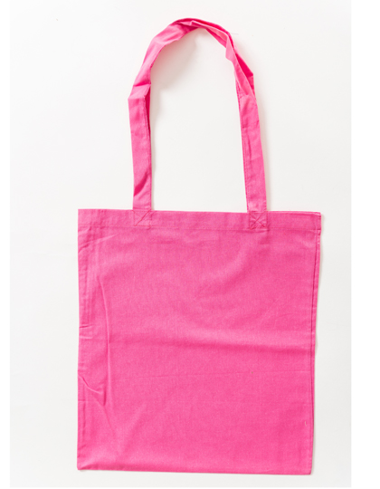 XT003 Cotton Bag Colored Long Handles