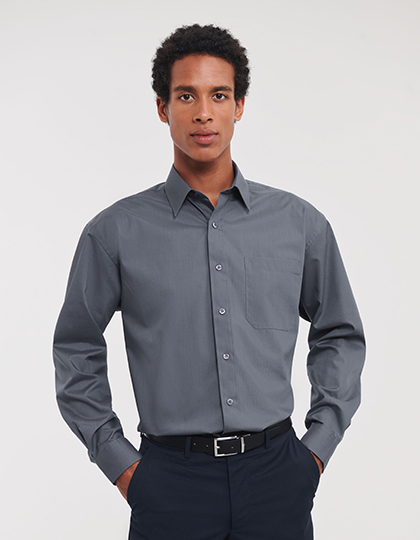 Z934 Men´s L/S Poly-Cotton Easy Care Poplin Shirt