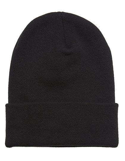 FX1501OC Heavyweight Organic Long Beanie One Size / Black