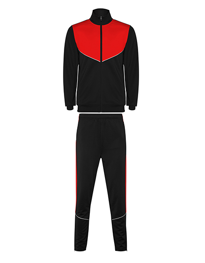 RY6402 Evans Tracksuit S / Black 02/Red 60