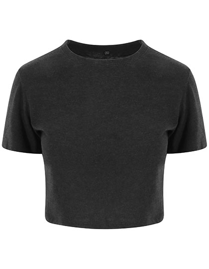 JT006 Women´s Tri-Blend Cropped T XS / Heather Black