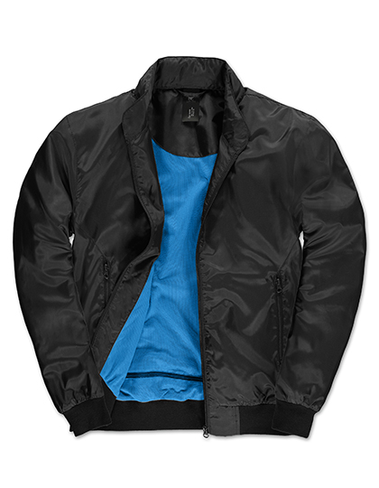 BCJM963 Men´s Jacket Trooper S / Black/Cobalt Blue