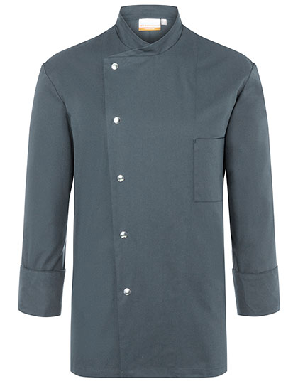 KY036 Kochjacke Lars 44 / Anthracite (ca. Pantone 7540C)
