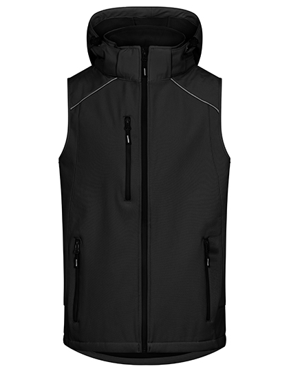 E7840 Men´s Softshell Vest S / Black