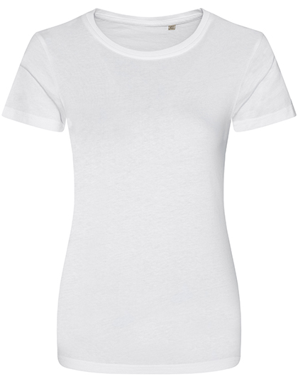 EA001F Cascades Organic Women´s T S / Arctic White