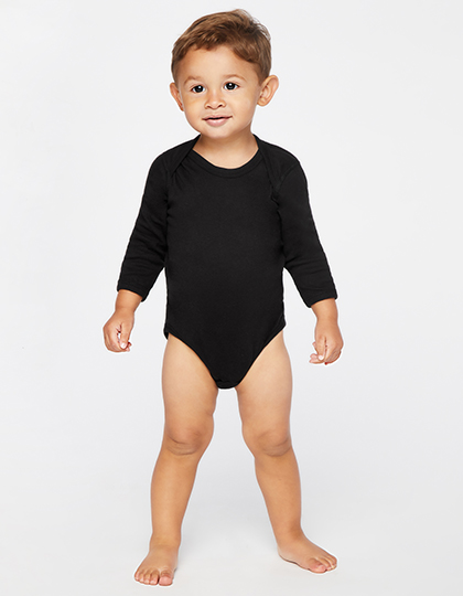 LA4411N Infant Fine Jersey Long Sleeve Bodysuit