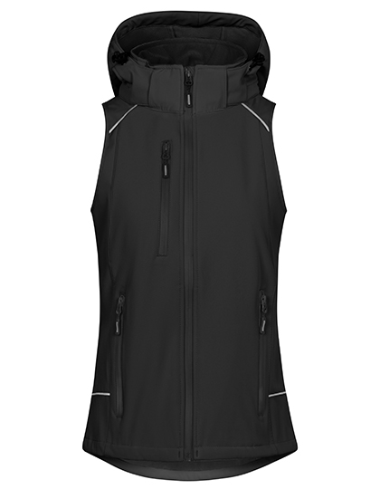 E7845 Women´s Softshell Vest S / Black