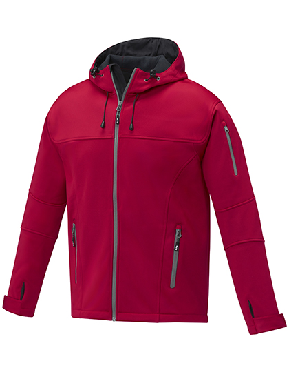 EL38327 Men´s Match Softshelljacket L / Red