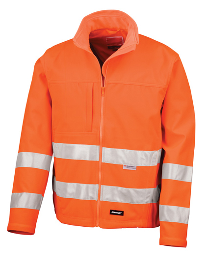 RT117 High Vis Soft Shell Jacket S / Fluorescent Orange