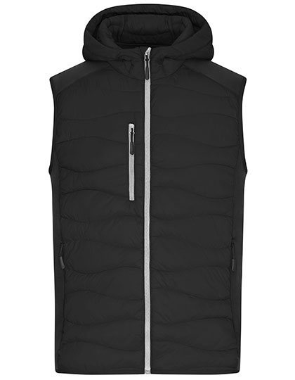 JN1328 Men´s Hybrid Vest S / Black/Black