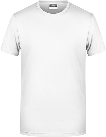 JN8008 Men´s Basic-T S / White