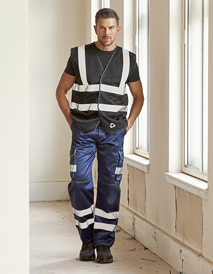 YK120 Hi-Vis Top Cool Recycled Open Mesh Waistcoat