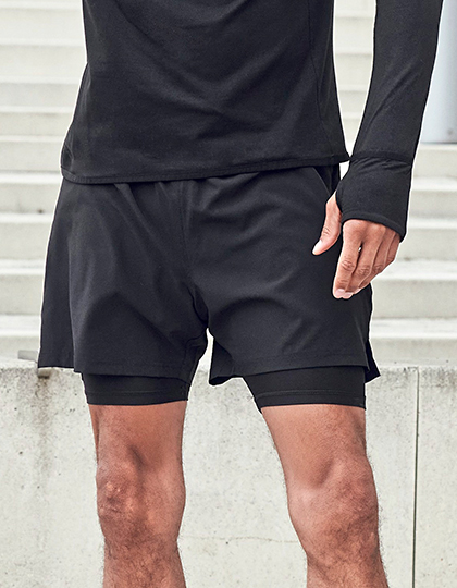 TL615 Men's Double Layer Sports Short