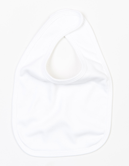 BZ12 Baby Bib One Size / White