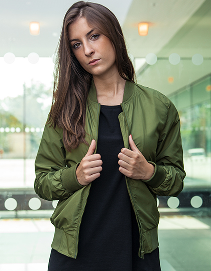 BY044 Ladies´ Nylon Bomber Jacket