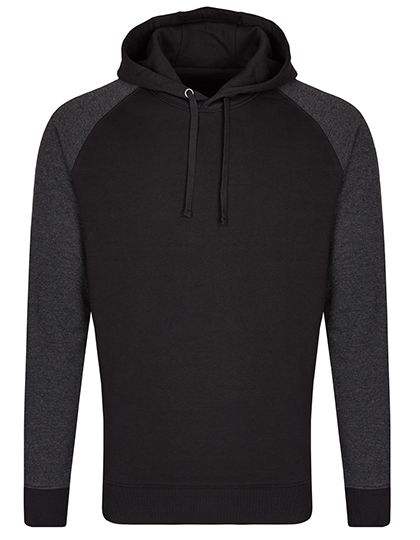 MY611 my mate - Men´s No Pocket Hoody S / Black/Heather Black