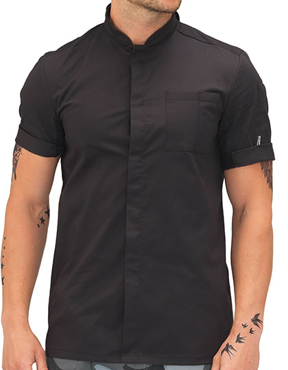LF118 Jacket Short Sleeve XS / Black/Black